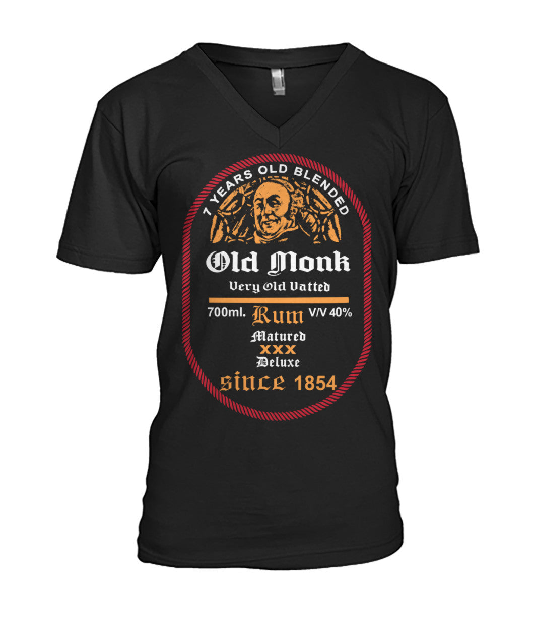 Buy Old Monk Men - Dark Black Apparel