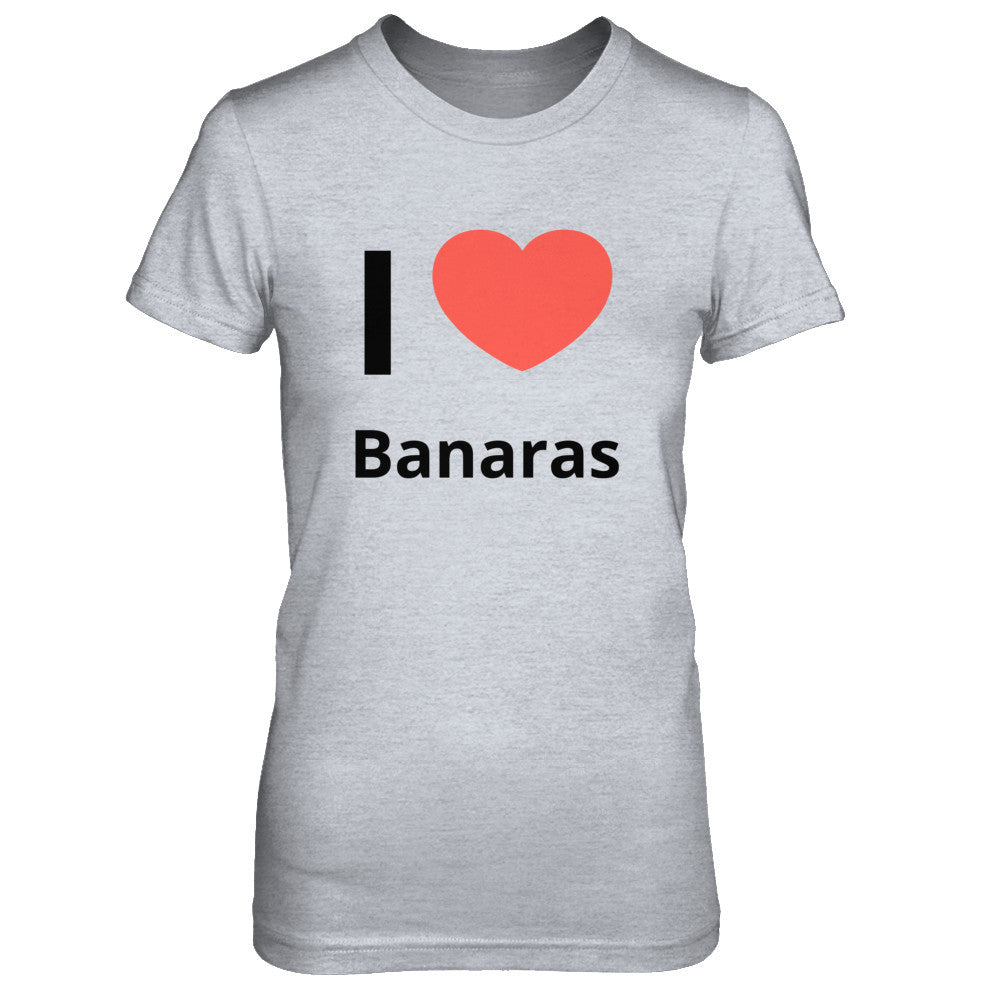 Buy I love Banaras Heather Gray The Boyfriend Tee