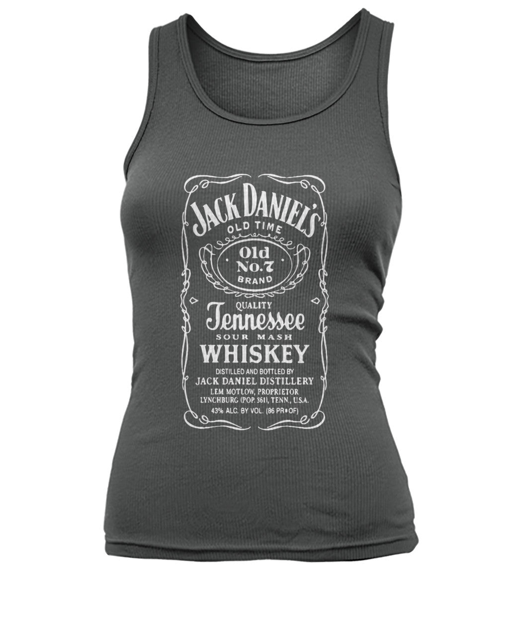Buy Jack Danial Fans - Womens Tank Tops Deep Heather Apparel