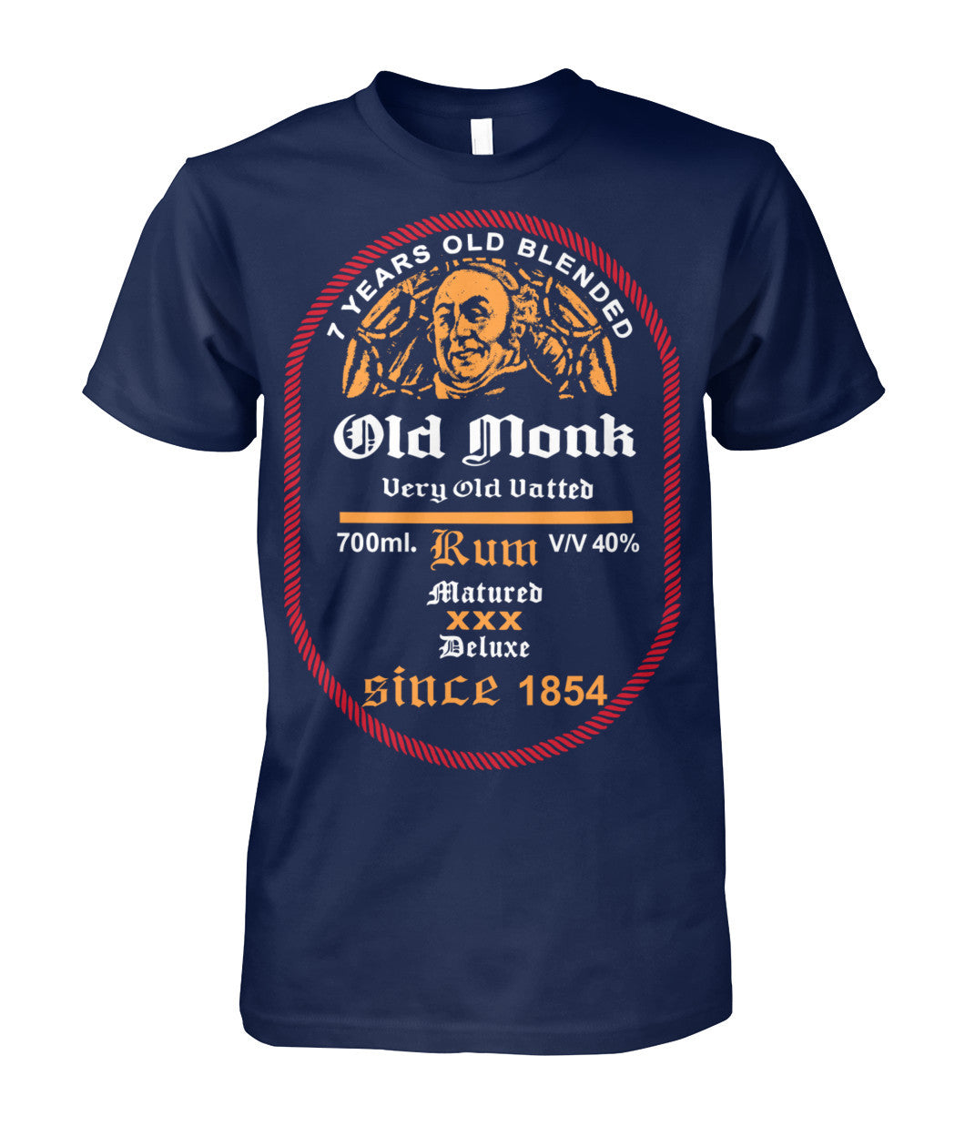 Buy Old Monk Men - Dark Navy Apparel