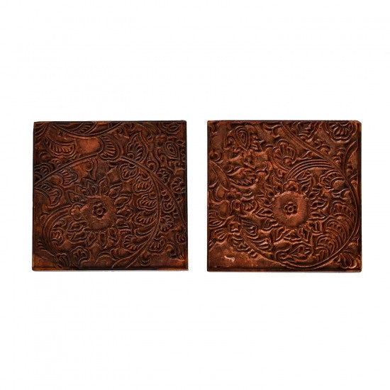 Buy Floral printed Sooraj Mukhi Coaster 2 Craft