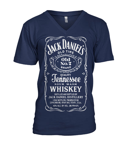 Buy Jack Danial Fans - Mens V- Neck Tees Navy Apparel