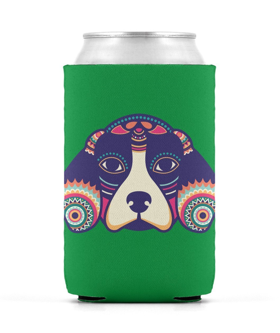 Buy A Mesmerizing Beagle Dog Can Sleeves Irish Green M Can Sleeves
