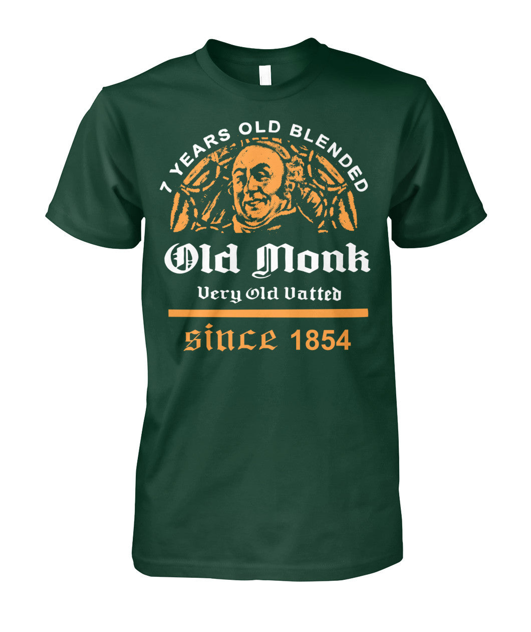 Buy Old Monk_Gold Forest Green Apparel