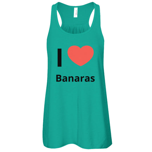 Buy I love Banaras Kelly Flowy Racerback Tank