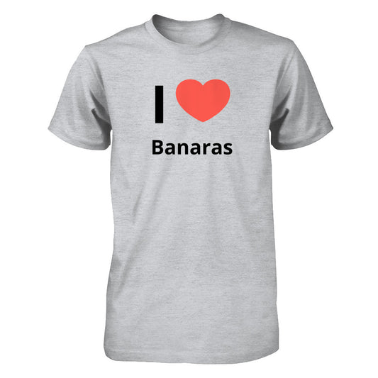 Buy I love Banaras Sport Grey Short Sleeve Tee