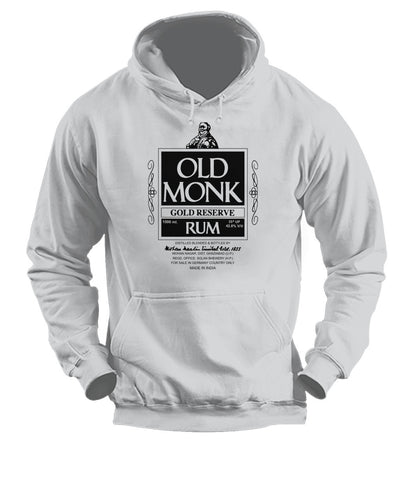 Buy Old Monk - Hoodies Ash Grey Apparel