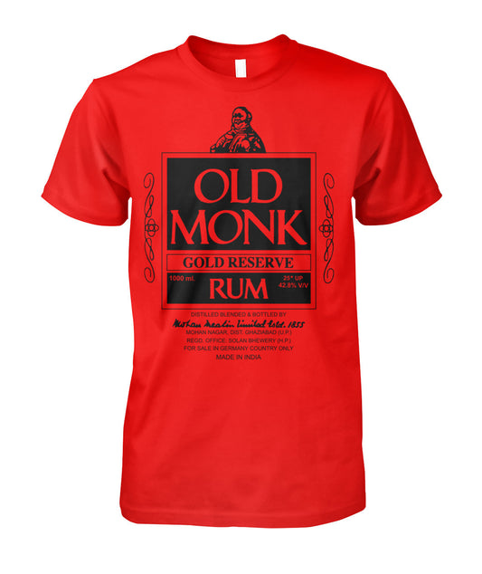 Buy Old Monk Mens Light Red Apparel