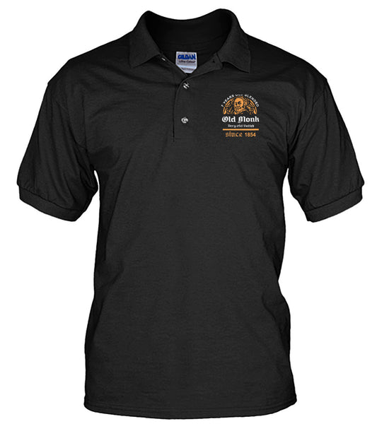 Buy Old Monk - POLO Black Apparel