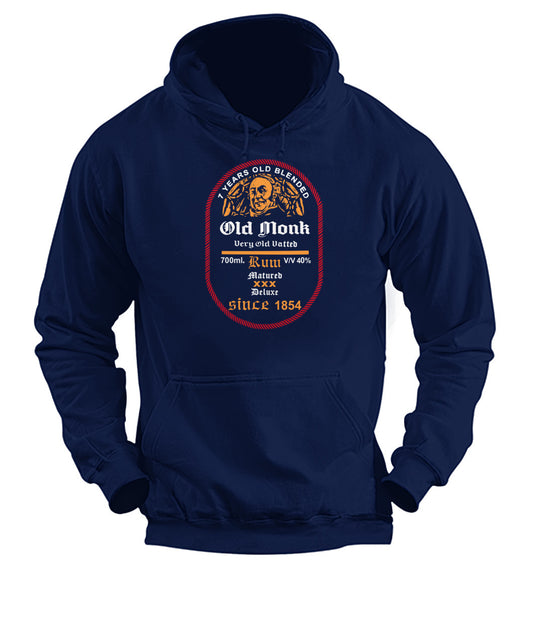 Buy Old Monk - Hoodies Navy Apparel