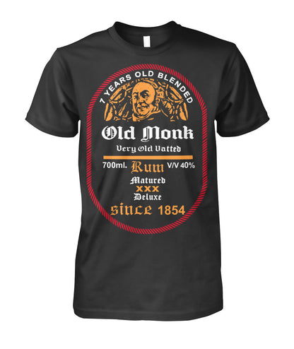 Buy Old Monk Men - Dark Black Apparel
