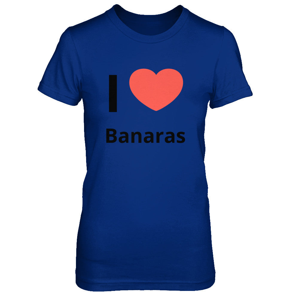 Buy I love Banaras Royal Blue The Boyfriend Tee