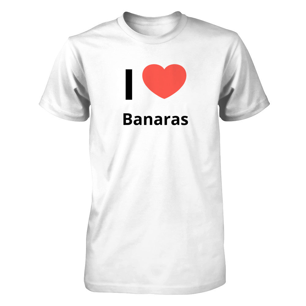 Buy I love Banaras White Short Sleeve Tee