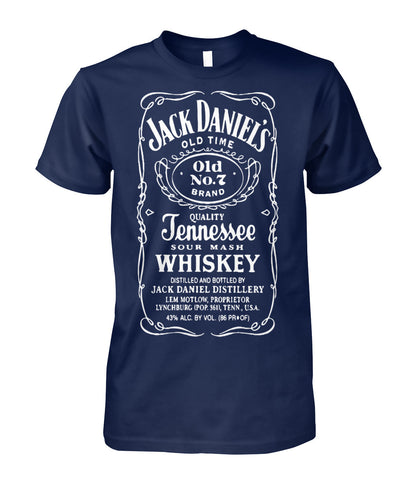 Buy Copy of Jack Danial Fans exclusive - Mens Round Neck Tees Navy Apparel