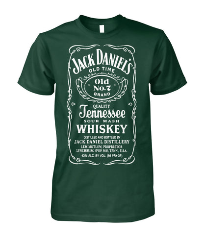 Buy Copy of Jack Danial Fans exclusive - Mens Round Neck Tees Forest Green Apparel